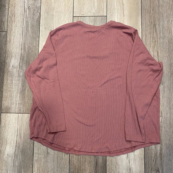 Women's mauve pink lounge top - awhile brand - 2X - Picture 2 of 6
